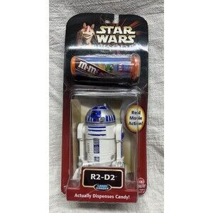 R2-D2 Star Wars Episode 1 M&M's Candy Hander Hasbro Cap Candy Dispenser Sealed